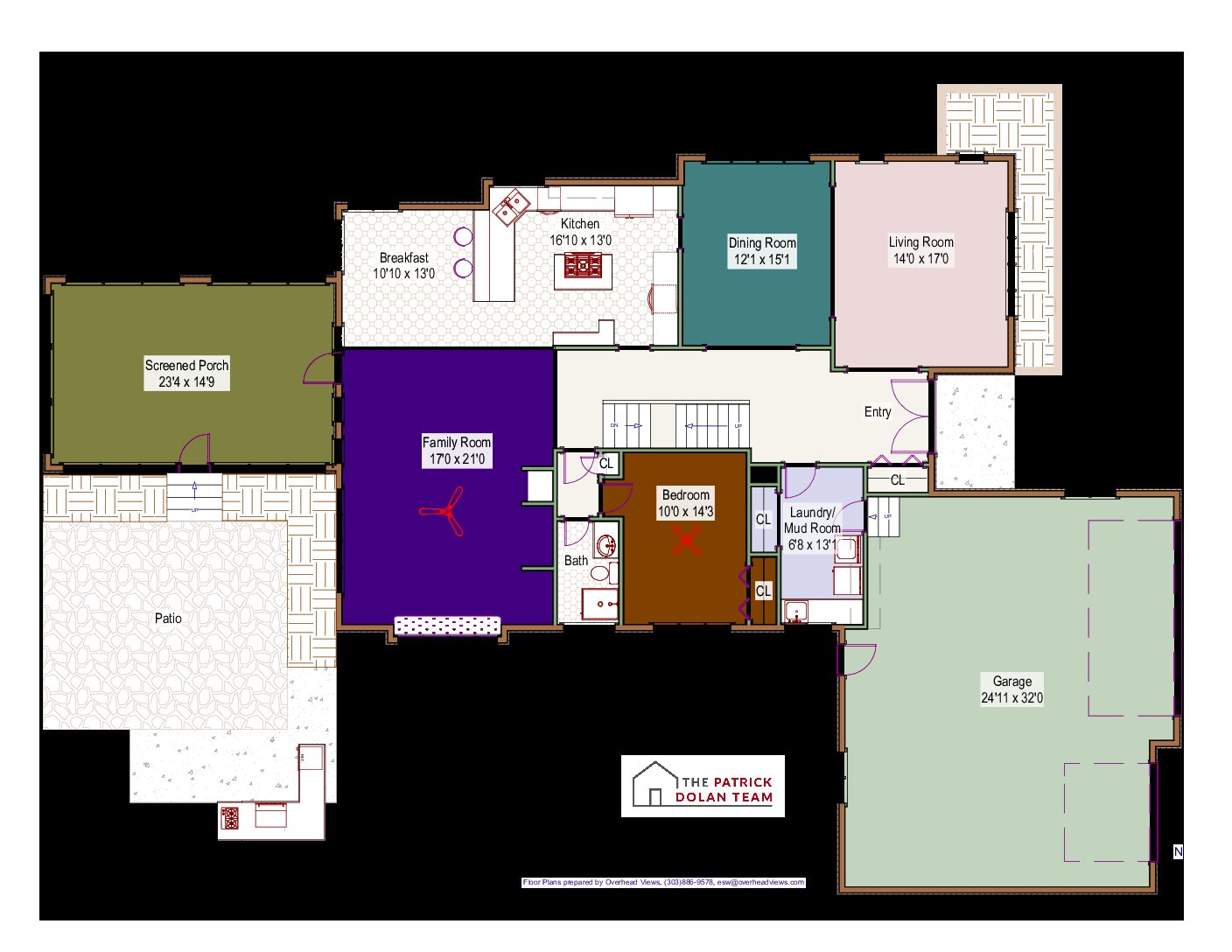 Floor Plans - 7256 Augusta Dr